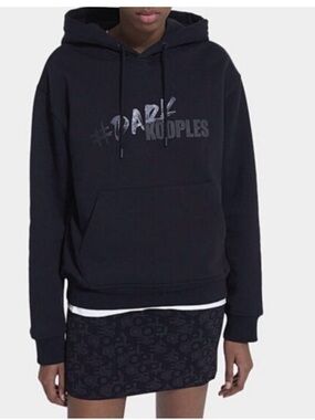 The Kooples Women's Black Graphic Hoodie